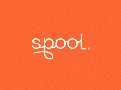 Spool Logo fluid logo logotype spool