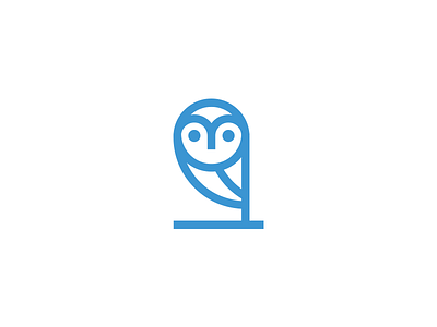 Owl Logo design line logo mark owl