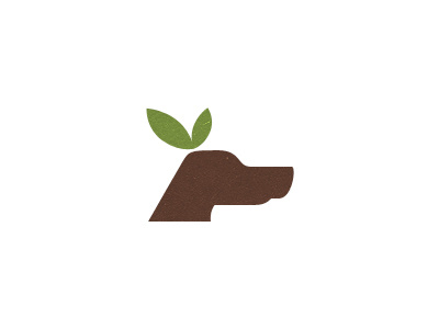 Organic Dog Treats Logo v2 dog leaf logo organic