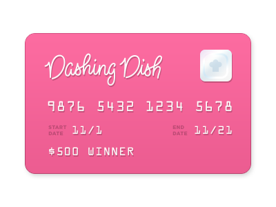 Dashing Dish Gift Card