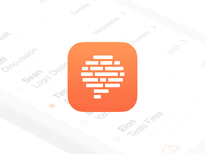 Confide iPhone App app confide design icon