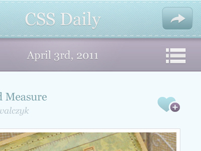 CSS Daily iPhone App