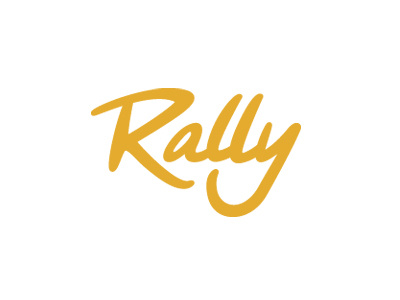 Rally Logo WIP custom logo logotype type