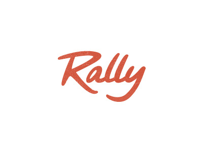 Rally Logo Updated custom logo logotype type