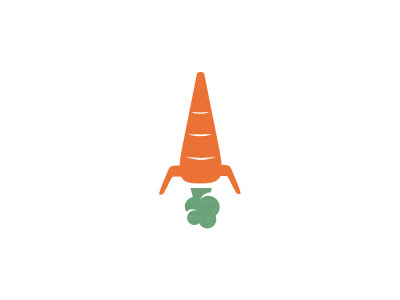LaunchFarm Logo carrot launch logo rocket
