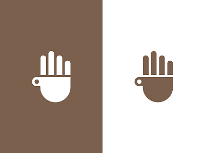 Can For Coffee Logo Design charity coffee hand logo
