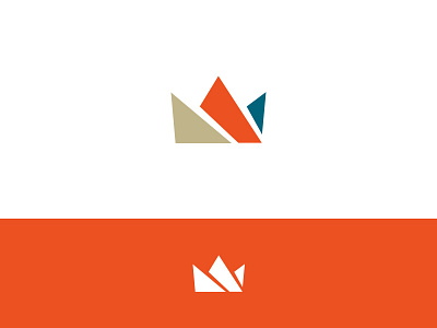 Crown Logo crown geometric logo sharp triangle