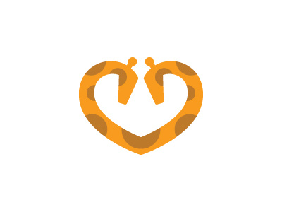 Dating App Logo giraffe logo necking