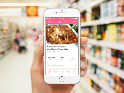Dashing Dish iPhone App app design food iphone launch recipes ui