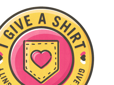 I Give A Shirt Logo/Badge badge charity give logo