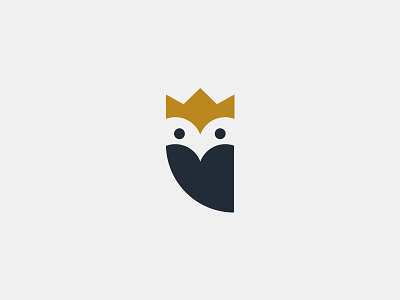 Mensch Ventures Logo combination crown logo owl symbol