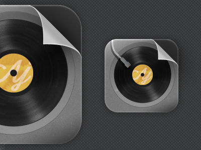 Album Jacket Icon application icon ipad