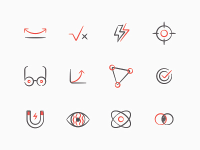 Analytic'ish Sciencey Icons