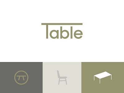 Table Logo's consulting design logo pr symbol table