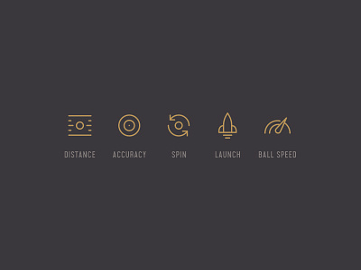 MyGolfSpy Icons design golf icons symbols