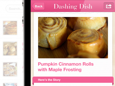 Dashing Dish App app application dashingdish iphone ui