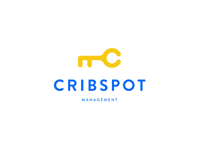 Cribspot Logo Design apartment c crib design home key logo