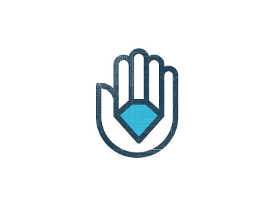 Diamond Auto Logo diamond geo hand line logo simple wip