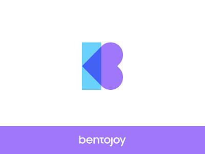 Bentojoy Concept b bento combination design happy heart heart logo joy joyful logo organize