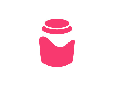 Jelly Jar Logo design eric hoffman jar jelly kolage logo negative space