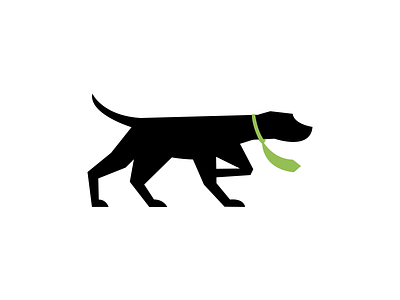 Job Dog Logo dog pointer tie vizsla