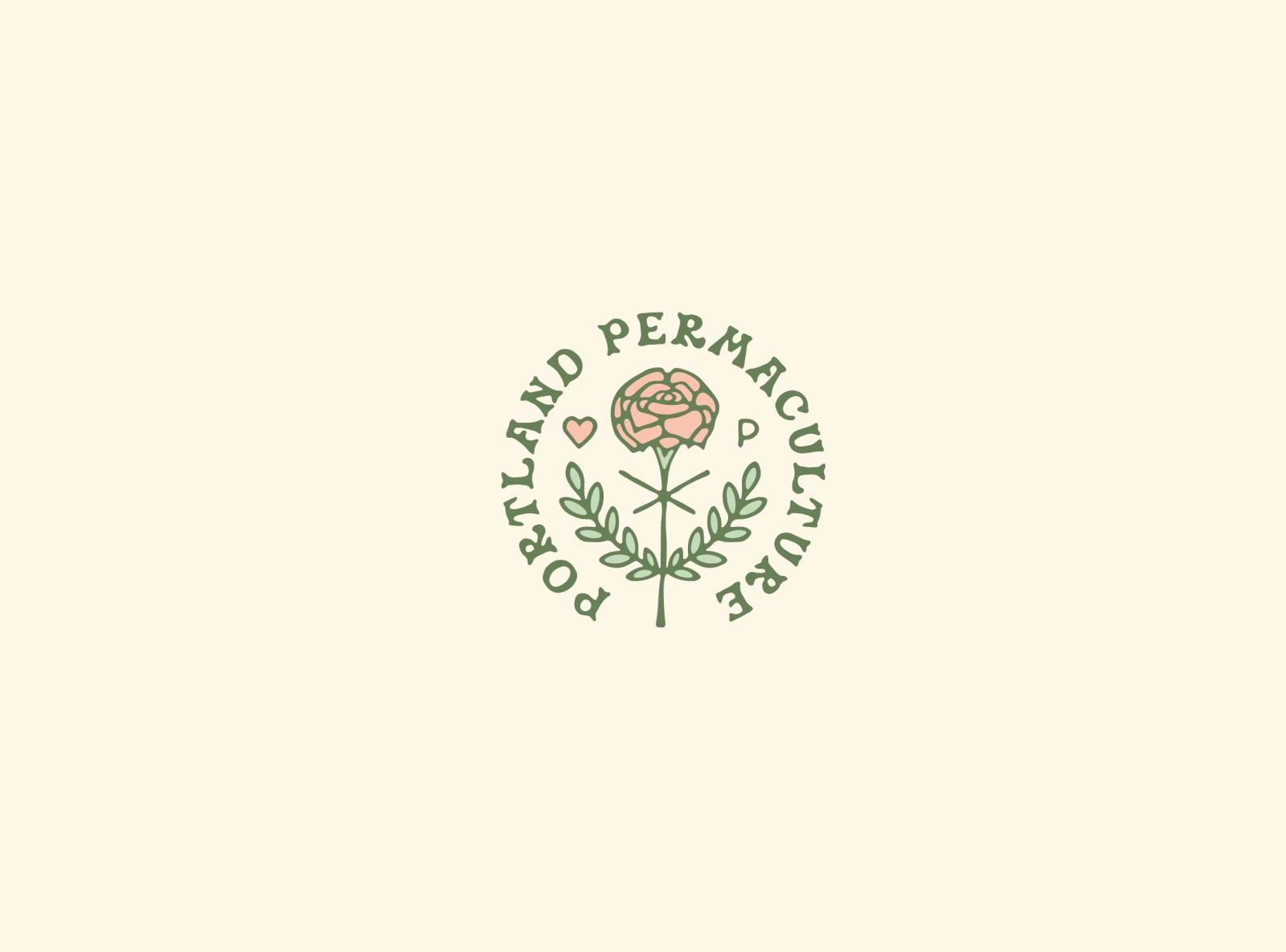 Portland Permaculture flowers fonts garden hand-drawn illustration natural nature organic outdoors pacific permaculture type west coast