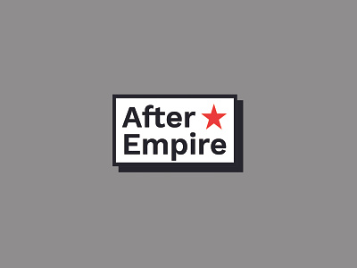 After Empire - Logo conquer emblem empire flag logo red simple socialism star texas type
