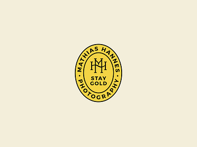 Mathias Hannes - Photography antique badge design geometric lockup logo monogram old oval photography simple type vintage