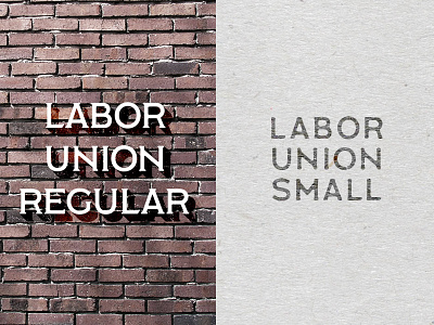 Labor Union Font Family (*Free!!!) design font fonts free freebie graphic type union