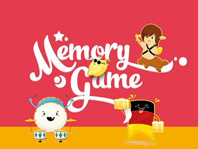 Memory Game cartoon character design chibi illustration memory game