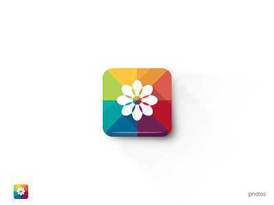 photos app icon flowers icon images photos rainbow