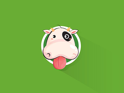 Pink Cow bleh cow green milk cow pink