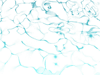 Water blackandwhite blue dot dotwork drawing gradient handdrawn illustration pointillism texture water