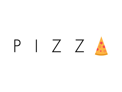 Pizza logo pizza slice