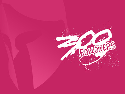 300 followers :: Invite giveaway 300 designer followers giveaway graphic helmet invite spartan ui ux