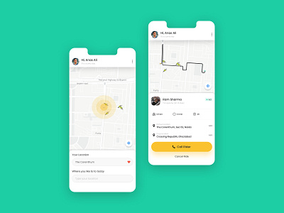 Bike ride app concept