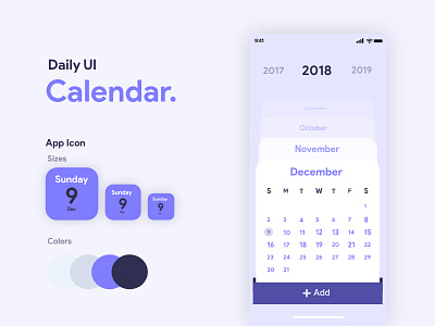 Calendar App Ui Design