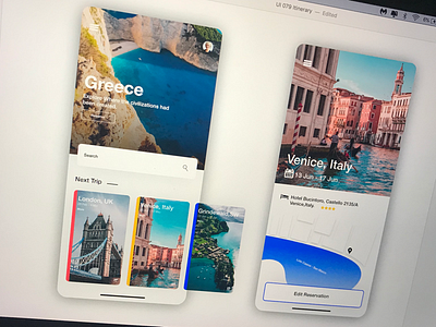 Daily Ui - Itinerary daily ui mobile ui travel app ui ui inspiration. ui inspires ui ux ui ux zone