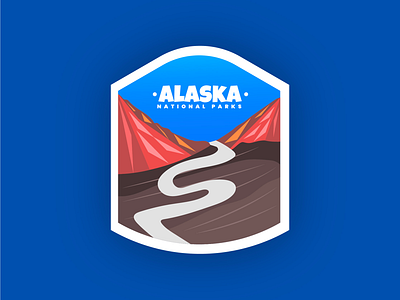 Badge design - Alaska National Parks