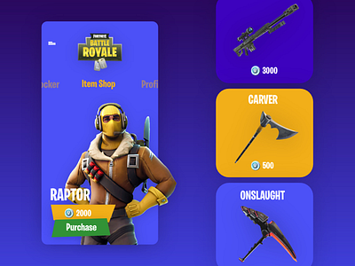 Fortnite Ui Design