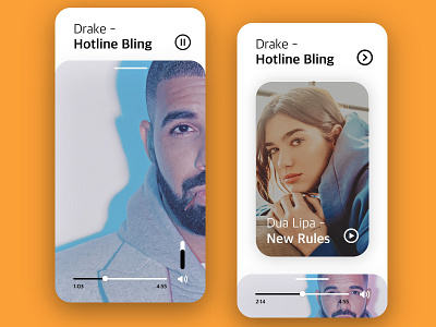 Music App Ui adobe xd daily ui dailyuichallange design mobile app ui ui ux ui 100day ui design ux ux design