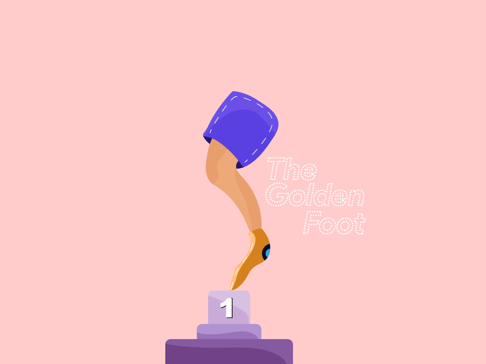 The Golden Foot by John Melad on Dribbble