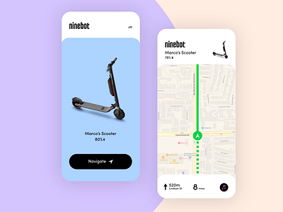 Ninebot App Ui