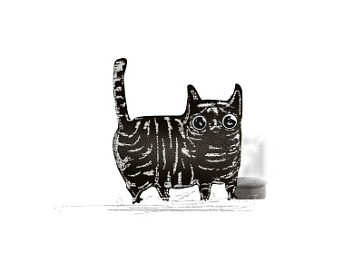 Catcry art cat design icon illustration ui