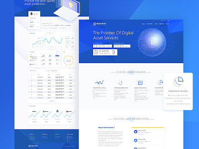 Digital banking WEB UX/UI