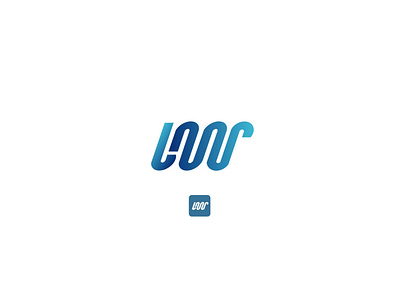 loops agency apps blue business design gradient letter lettering logo logo design logos loop looping loops typography ui ux