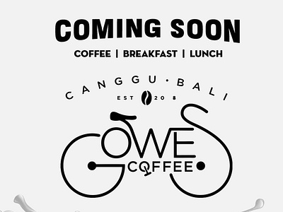 Goes Caffee business coffee bar design poster design