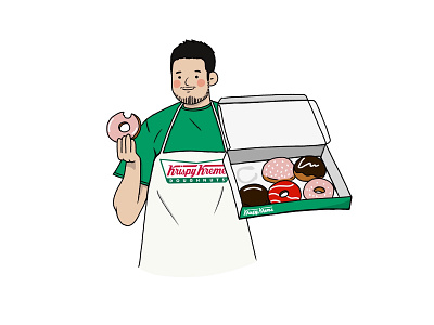Krispy doughnuts staff