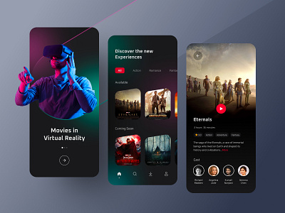 Virtual Reality Movie App