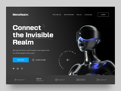 Metaverse Landing Page